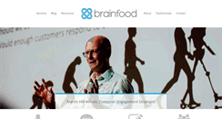 Desktop Screenshot of brainfoodextra.com